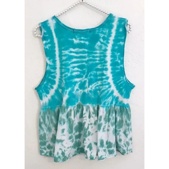 Free People Tie Dye Anytime Cotton Tank Top size Small - Picture 6 of 10